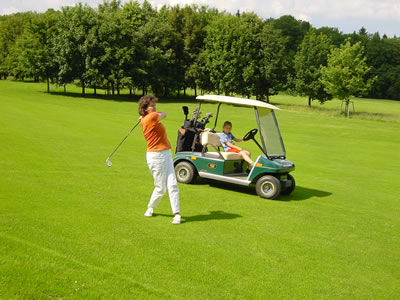 Golf eine entspannende Erholung